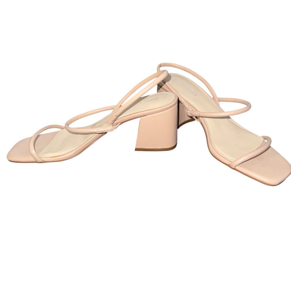 Marc Fisher Soft Nude Strappy Heels